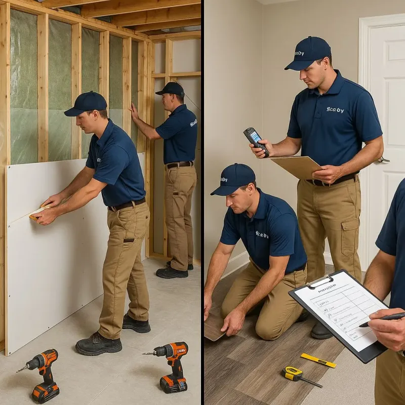 Repairs and Reconstruction process in Condon, TN